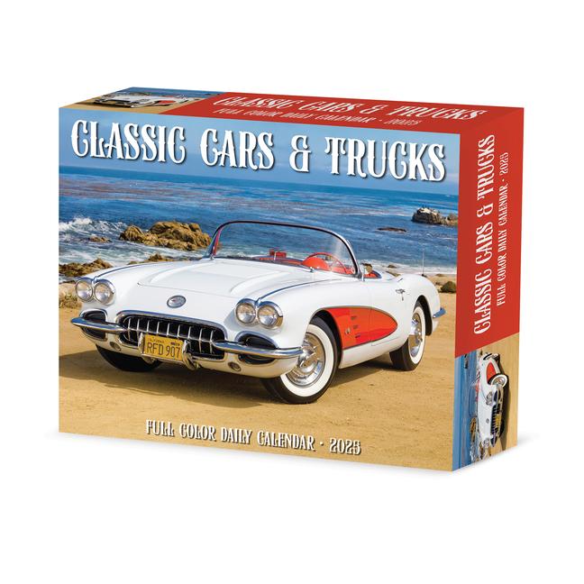 Classic Cars & Trucks 2025 6.2 X 5.4 Box Calendar