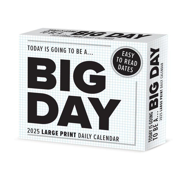 Big Day 2025 6.2 X 5.4 Box Calendar