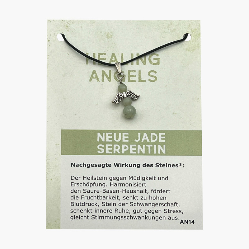 Jade Serpentin Minicard Healing Angels