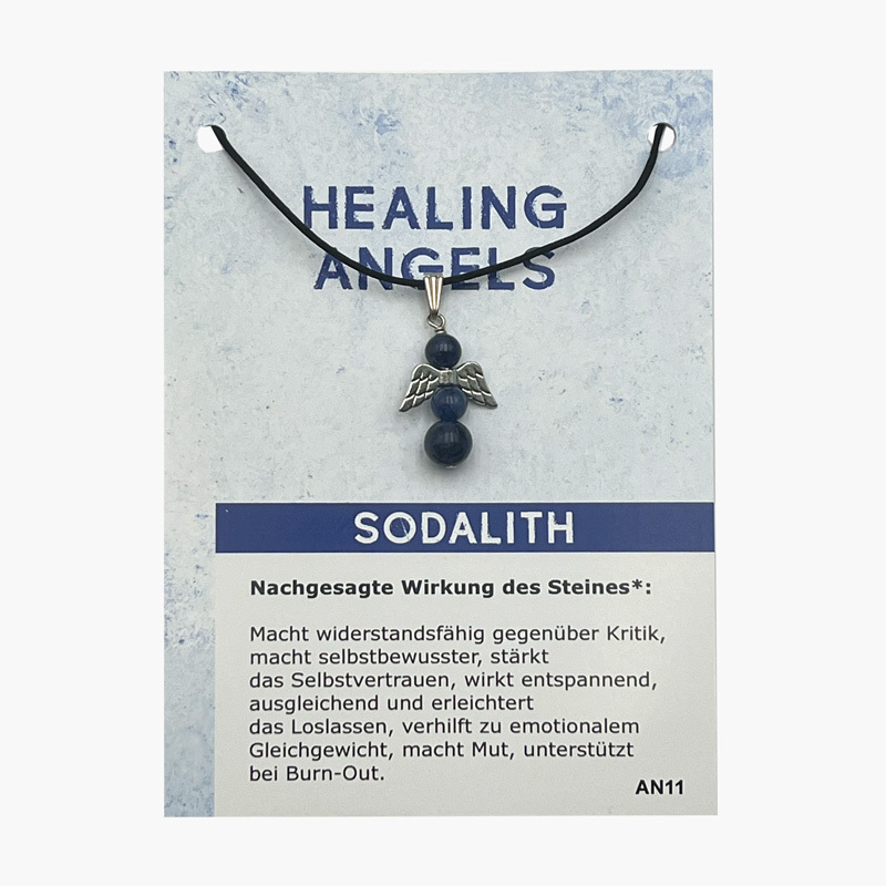 Sodalith Minicard Healing Angels