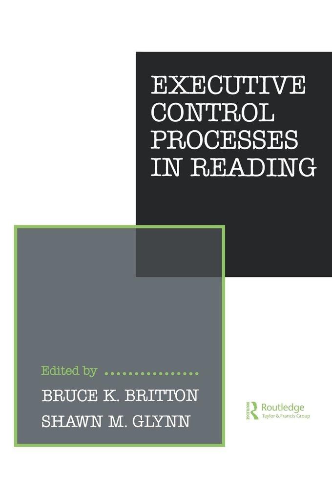 Executive Control Processes in Reading