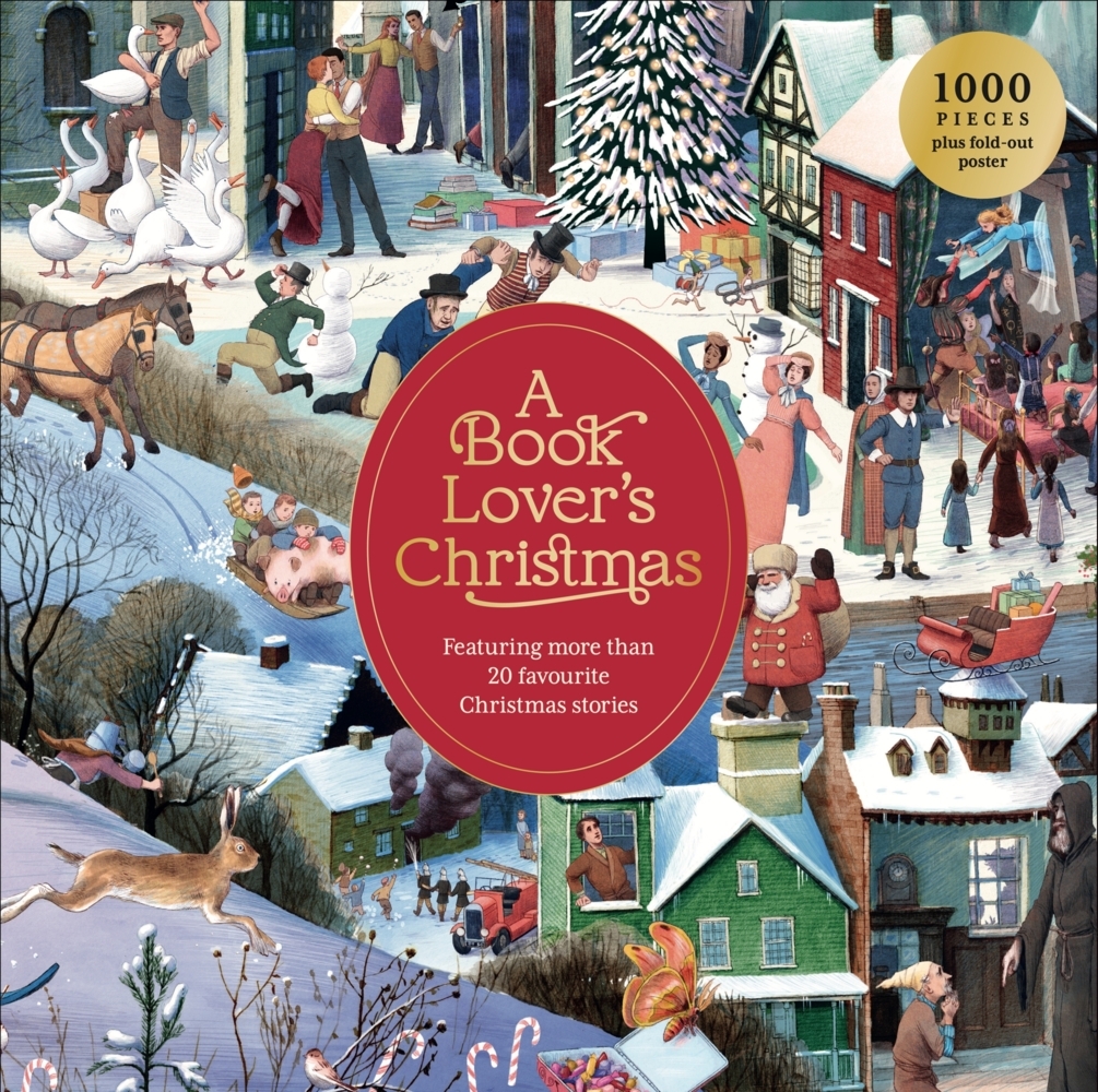 Laurence King A Book Lover's Christmas 1000 Piece Puzzle