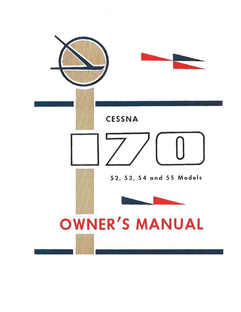 Cessna 170 52 53 54 and 55 Models Owner‘s Manual
