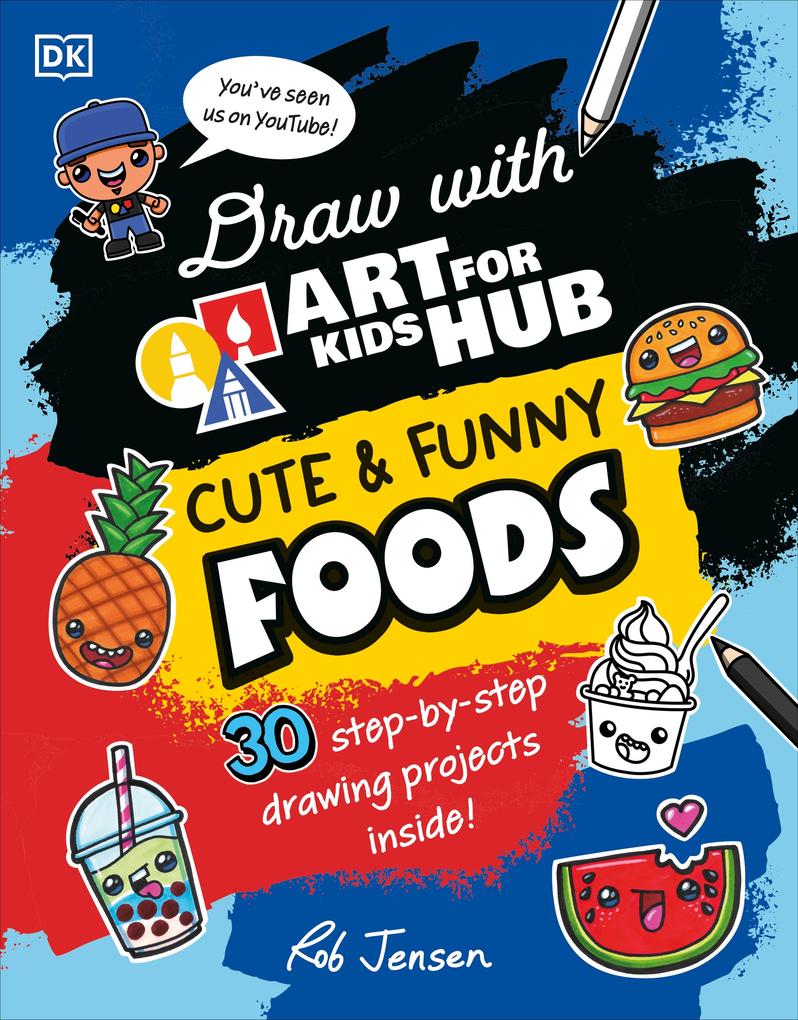 Draw with Art for Kids Hub Cute and Funny Foods