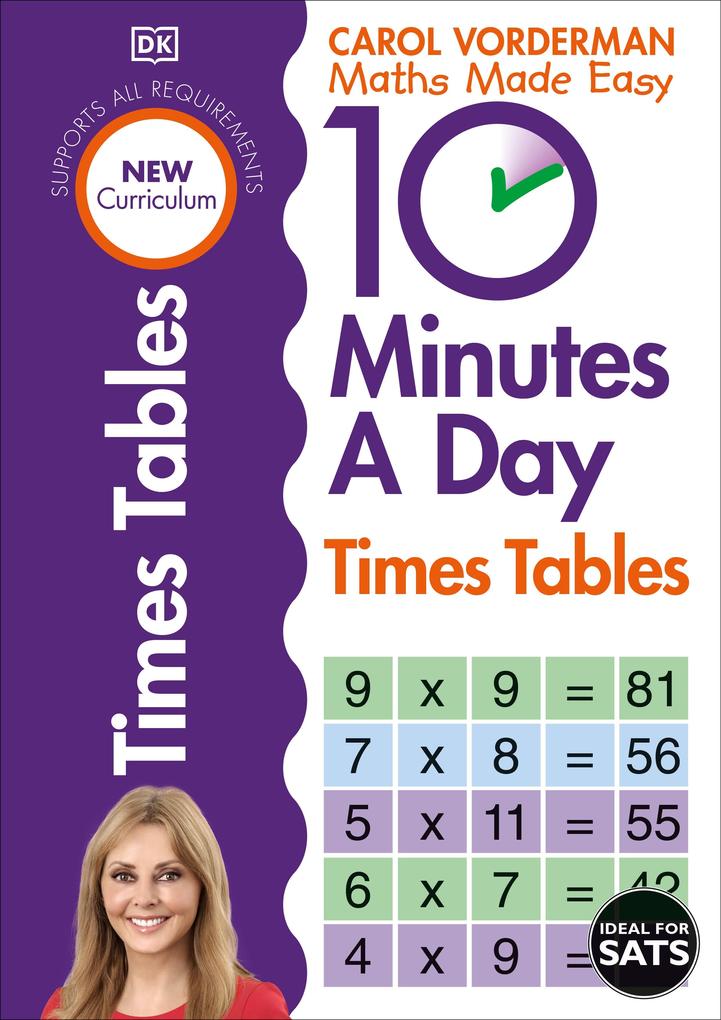 10 Minutes A Day Times Tables Ages 9-11 (Key Stage 2)