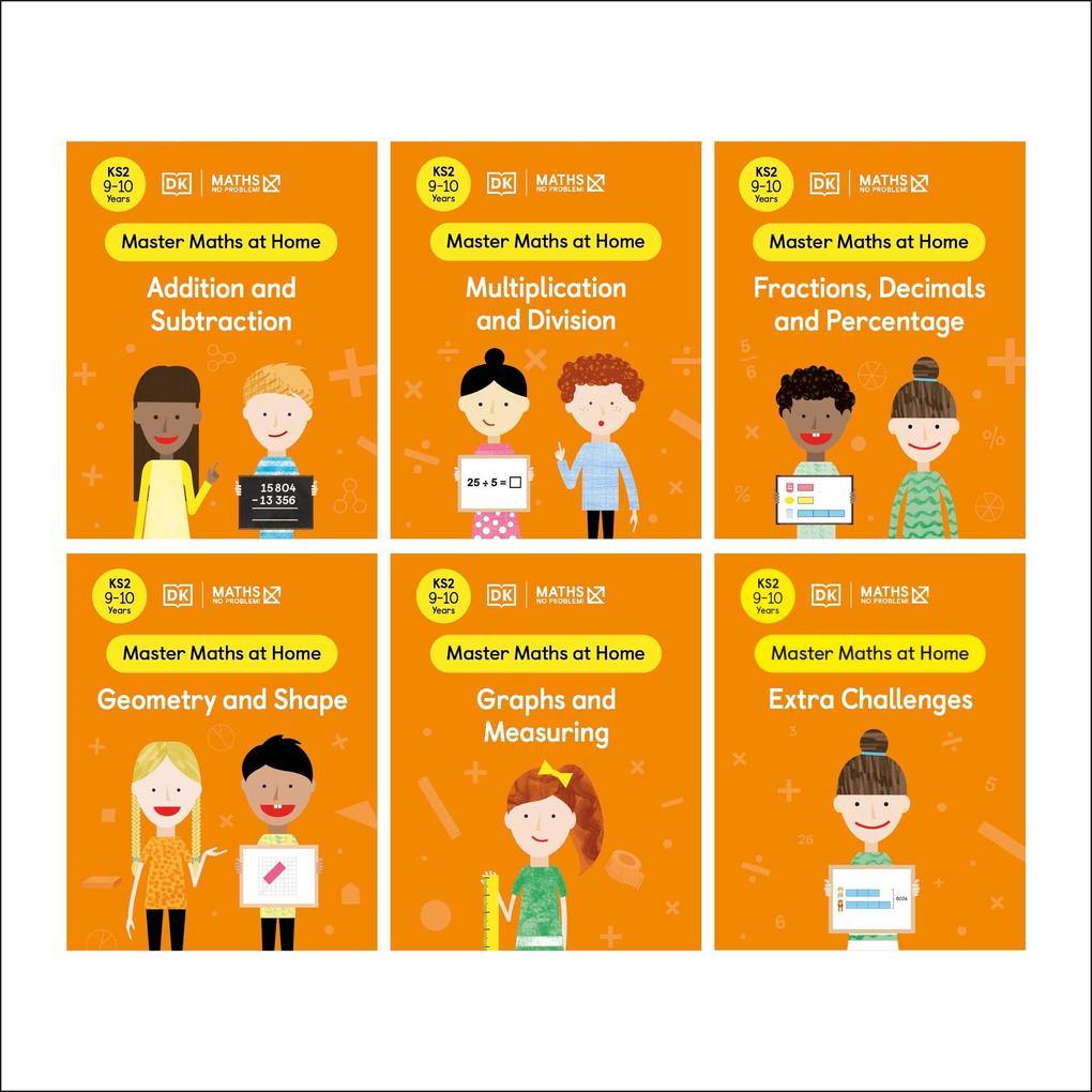 Maths - No Problem! Collection of 6 Workbooks Ages 9-10 (Key Stage 2)