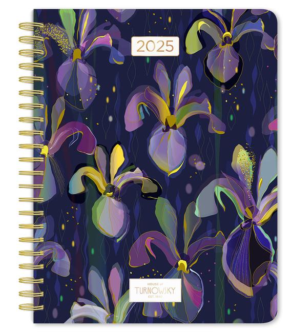House of Turnowsky Official 2025 6 X 7.75 Inch Weekly Desk Planner Foil Stamped Cover