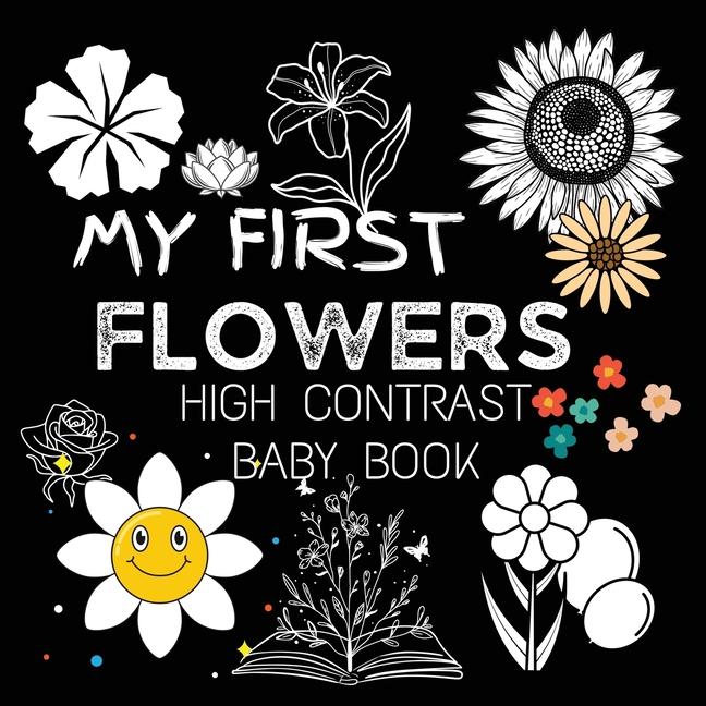 High Contrast Baby Book - Flowers
