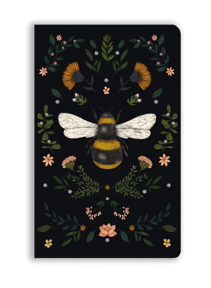 Flame Tree Publishing Jade Mosinski, Bee (Soft Touch Journal)