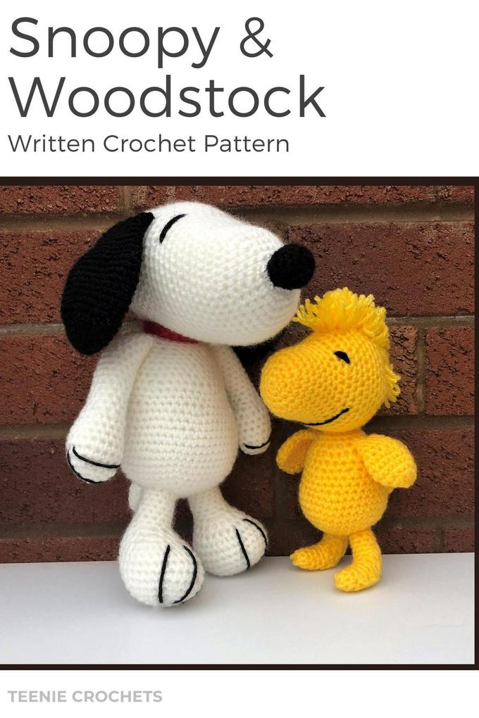 Snoopy and Woodstock - Written Crochet Pattern