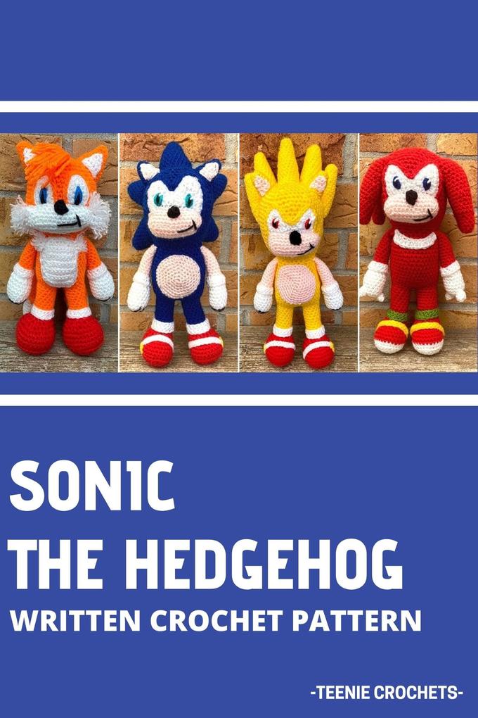 Sonic The Hedgehog - Written Crochet Pattern