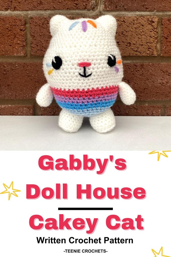 Gabby‘s Doll House Cakey Cat - Written Crochet Pattern