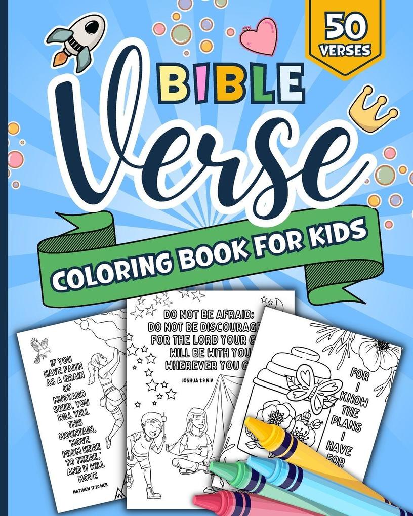Bible Verse Coloring Book For Kids
