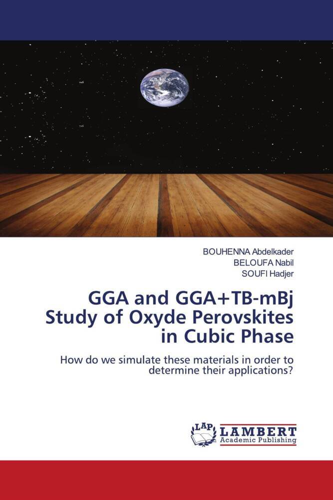 GGA and GGA+TB-mBj Study of Oxyde Perovskites in Cubic Phase