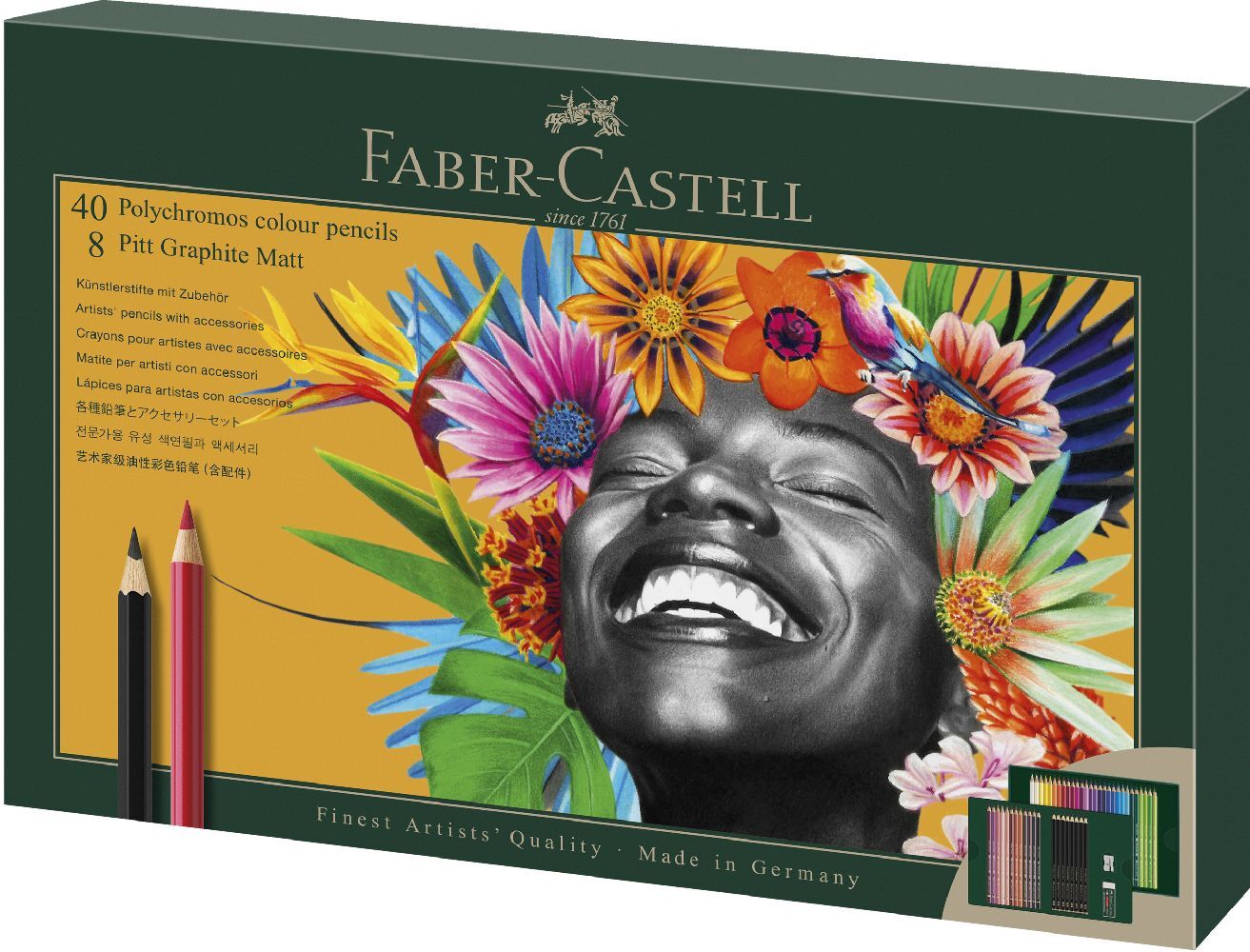 Faber-Castell Polychromos & Pitt Graphite Matt Set Multicolour 48 pc(