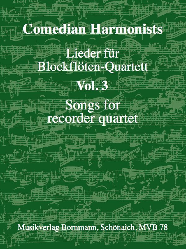 Lieder für Blockflöten-Quartett Band 3