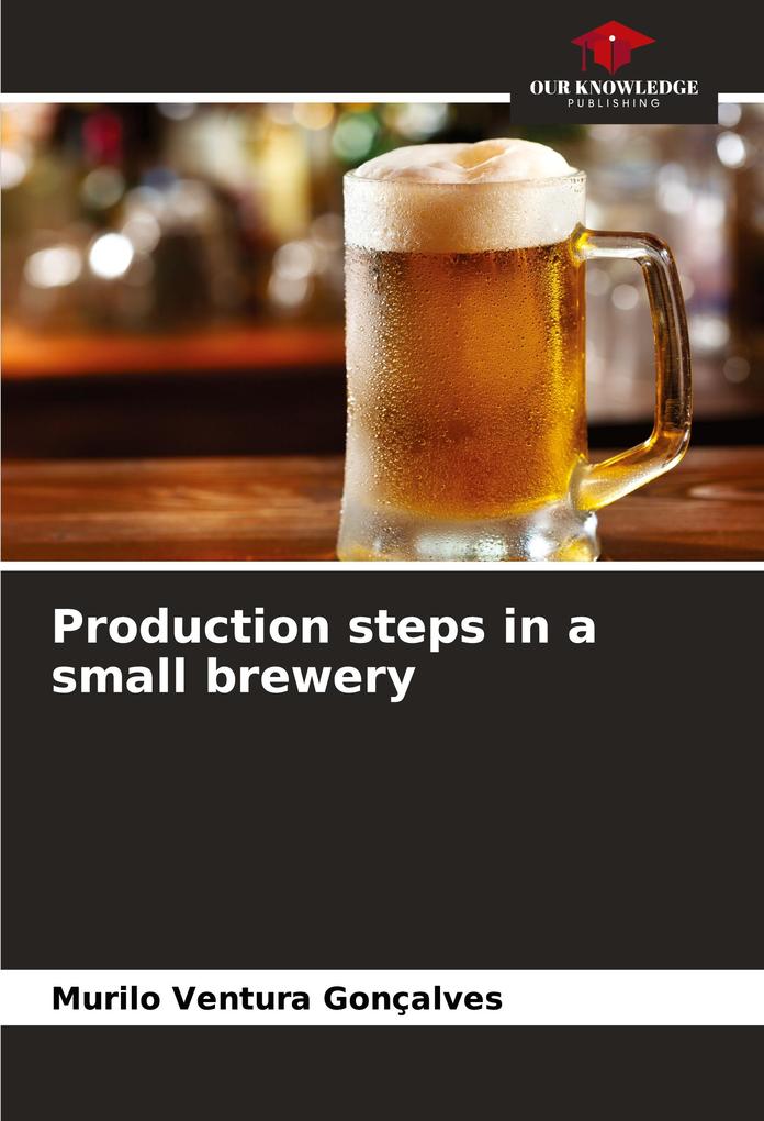 Production steps in a small brewery