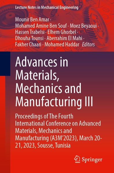 Advances in Materials Mechanics and Manufacturing III