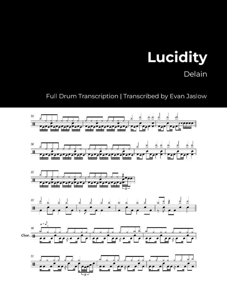 Delain - Lucidity (Full Album Drum Transcriptions)