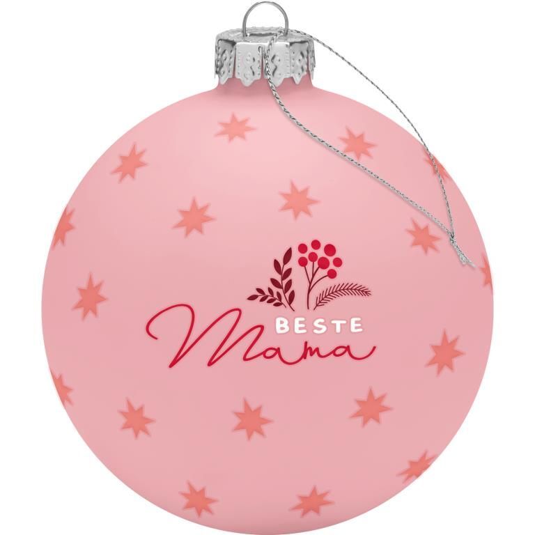 Weihnachtskugel Motiv Mama