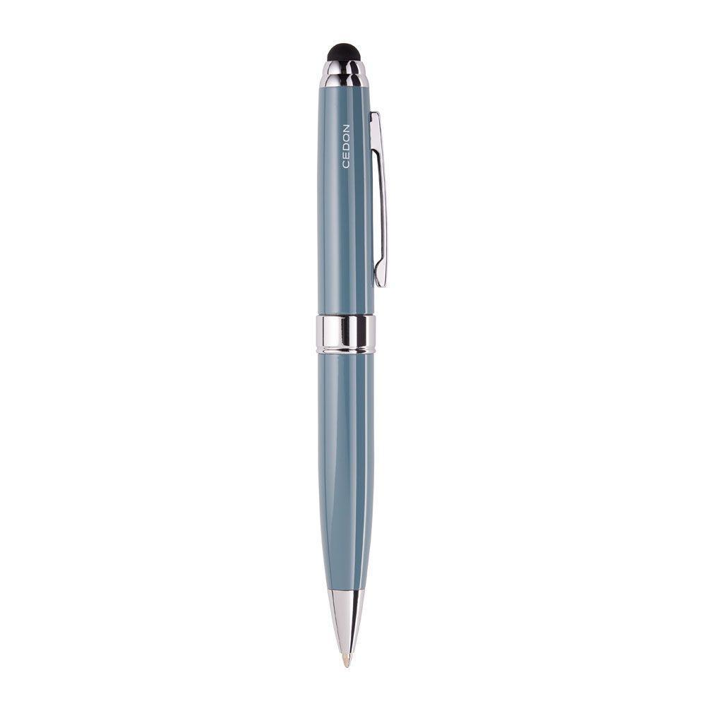 Kugelschreiber Touch Pen blau-grau