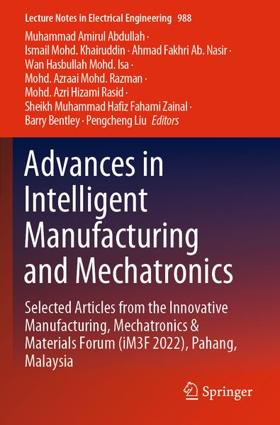 Advances in Intelligent Manufacturing and Mechatronics