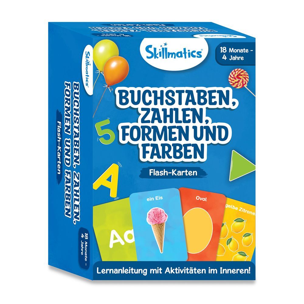 Flash-Karten - Buchstaben Zahlen Formen und Farben