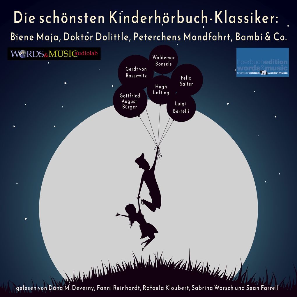 Die schönsten Kinderhörbuch-Klassiker: Biene Maja Doktor Dolittle Peterchens Mondfahrt Bambi & Co.