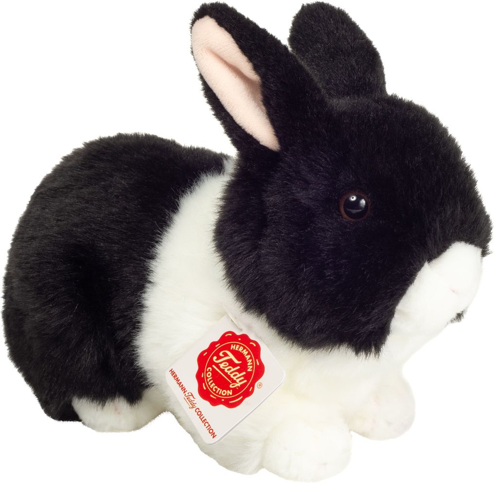 Teddy-Hermann - Hase schwarz-weiß 23 cm