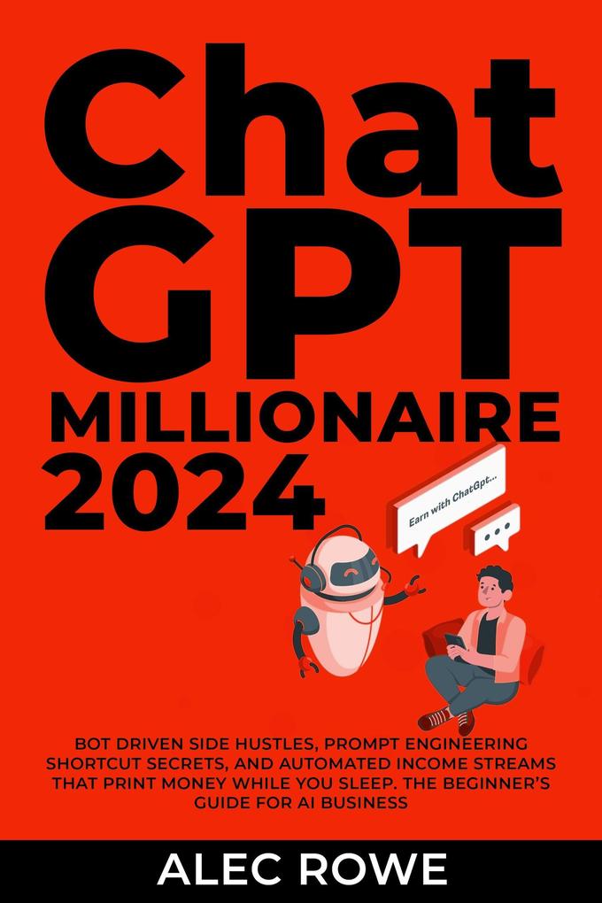 ChatGPT Millionaire 2024 - Bot-Driven Side Hustles Prompt Engineering Shortcut Secrets and Automated Income Streams that Print Money While You Sleep. The Ultimate Beginner‘s Guide for AI Business