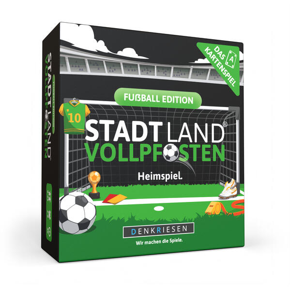 STADT LAND VOLLPFOSTEN® - Das Kartenspiel - FUßBALL EDITION - 'Heimspiel.'