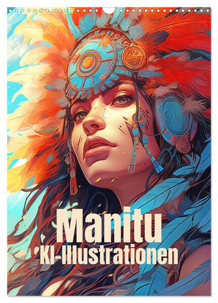Manitu - KI-Illustrationen (Wandkalender 2025 DIN A3 hoch) CALVENDO Monatskalender