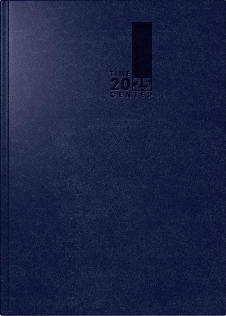 Brunnen 1072522305 Buchkalender TimeCenter Modell 725 (2025)| 2 Seiten = 1 Woche| A5| 352 Seiten| SOFT-Einband| dunkelblau
