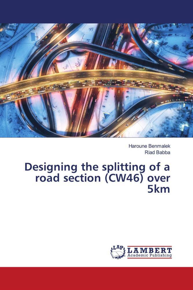 Designing the splitting of a road section (CW46) over 5km
