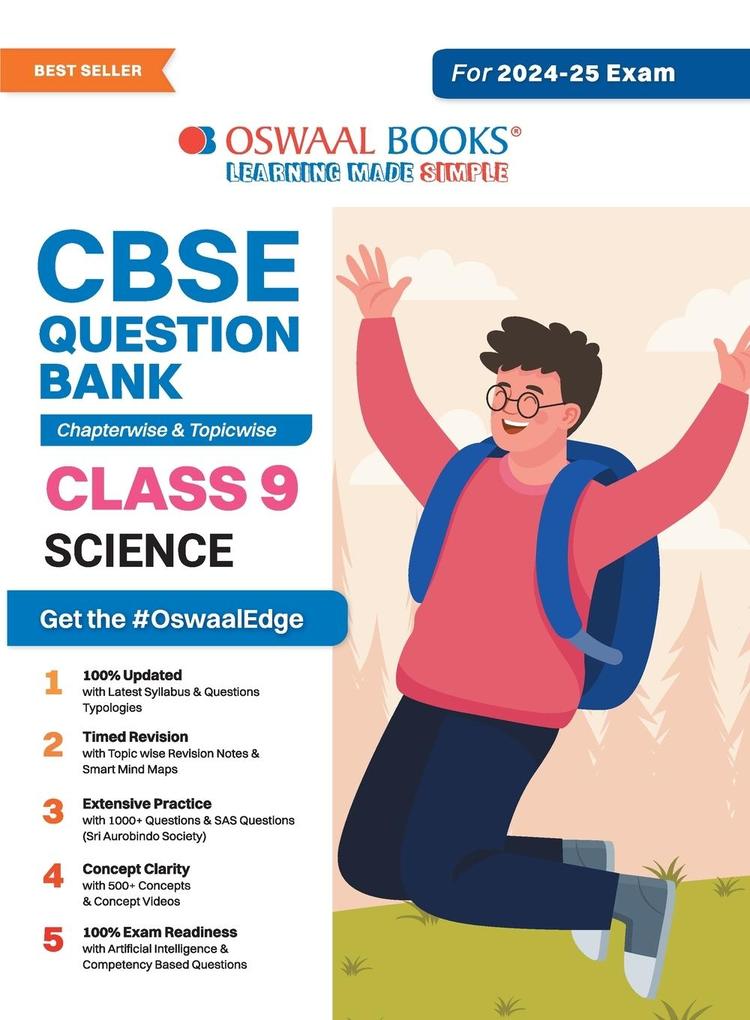 Oswaal CBSE Question Bank Class 9 Science Chapterwise and Topicwise Solved Papers For 2025 Exams