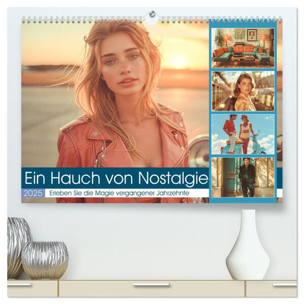 Ein Hauch von Nostalgie (hochwertiger Premium Wandkalender 2025 DIN A2 quer) Kunstdruck in Hochglanz