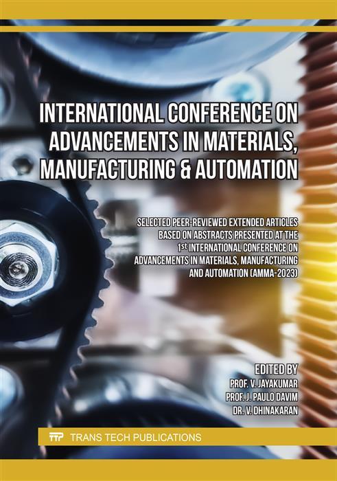 International Conference on Advancements in Materials Manufacturing & Automation