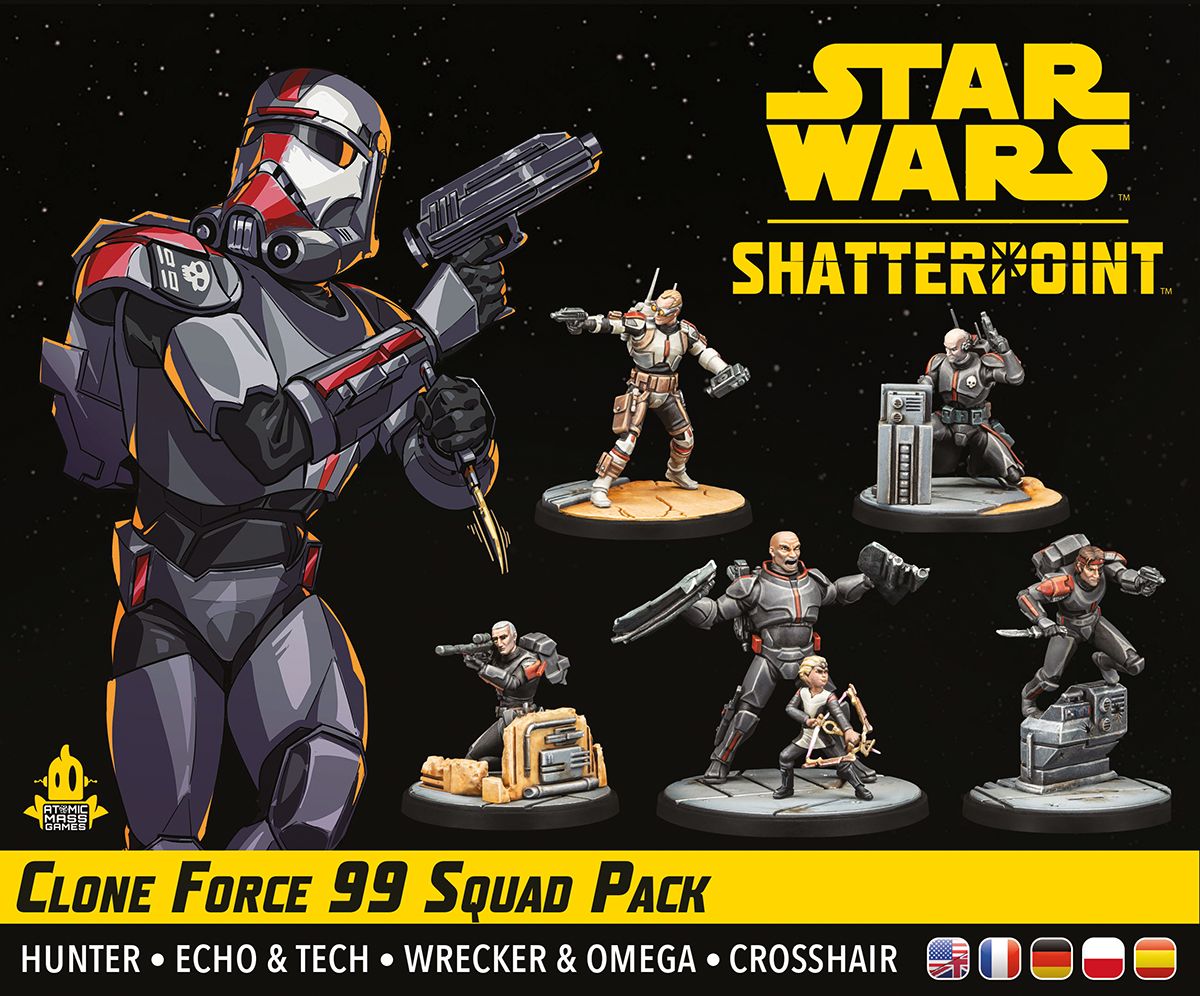 Atomic Mass Games - Star Wars: Shatterpoint - Clone Force 99 Squad Pack