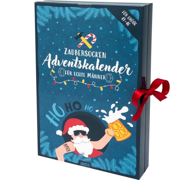 Adventskalender Zaubersocken 'Für echte Männer'