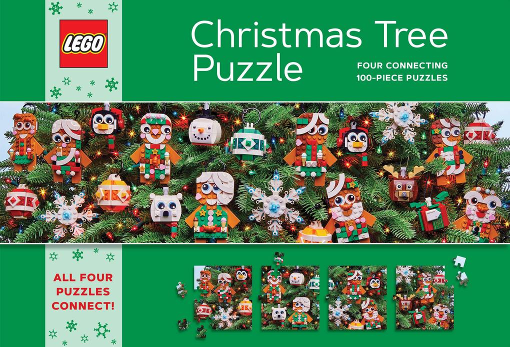 Abrams & Chronicle Books Lego Christmas Tree Puzzle