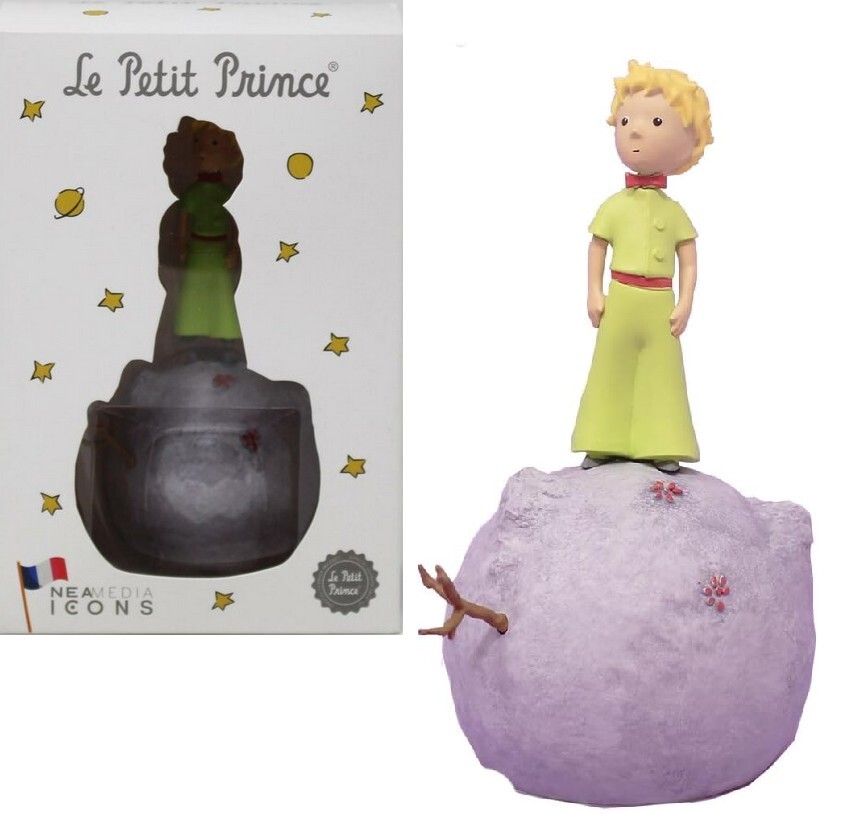Der kleine Prinz auf seinem Planet 12 cm Kunstharz Le Petit Prince