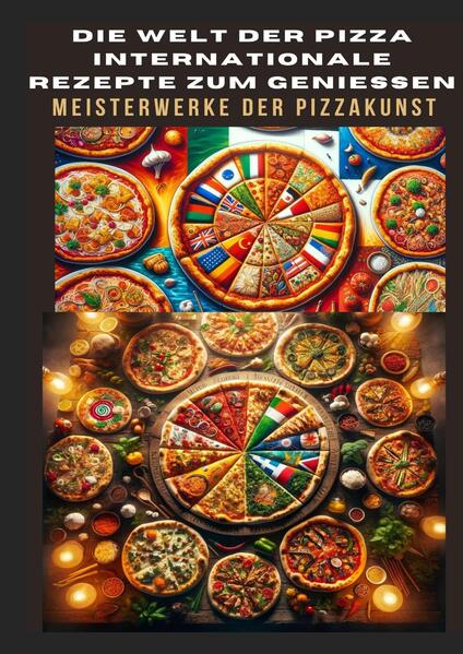 DIE WELT DER PIZZA: INTERNATIONALE REZEPTE ZUM GENIESSEN: Meisterwerke der Pizzakunst: Das ultimative Kochbuch für traditionelle und kreative Pizzarezepte von klassisch bis glutenfrei und vegan