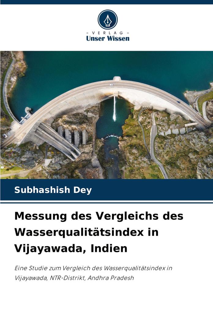 Messung des Vergleichs des Wasserqualitätsindex in Vijayawada Indien