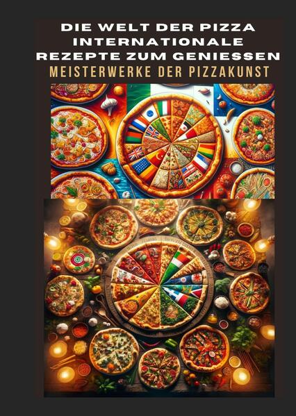 DIE WELT DER PIZZA: INTERNATIONALE REZEPTE ZUM GENIESSEN: Meisterwerke der Pizzakunst: Das ultimative Kochbuch für traditionelle und kreative Pizzarezepte von klassisch bis glutenfrei und vegan
