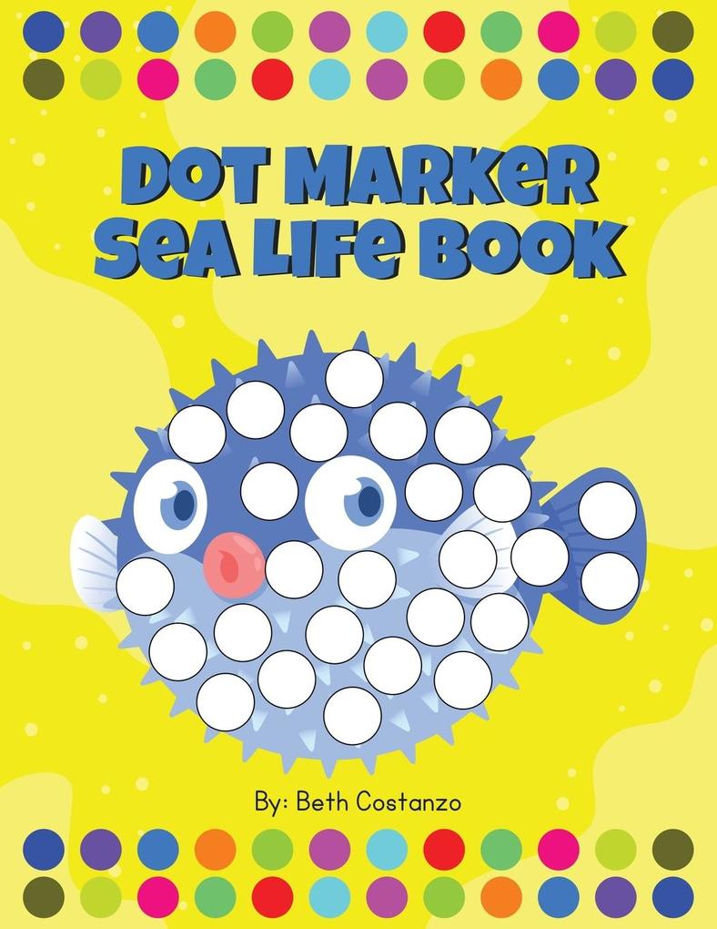 Dot Marker Sea Life Book