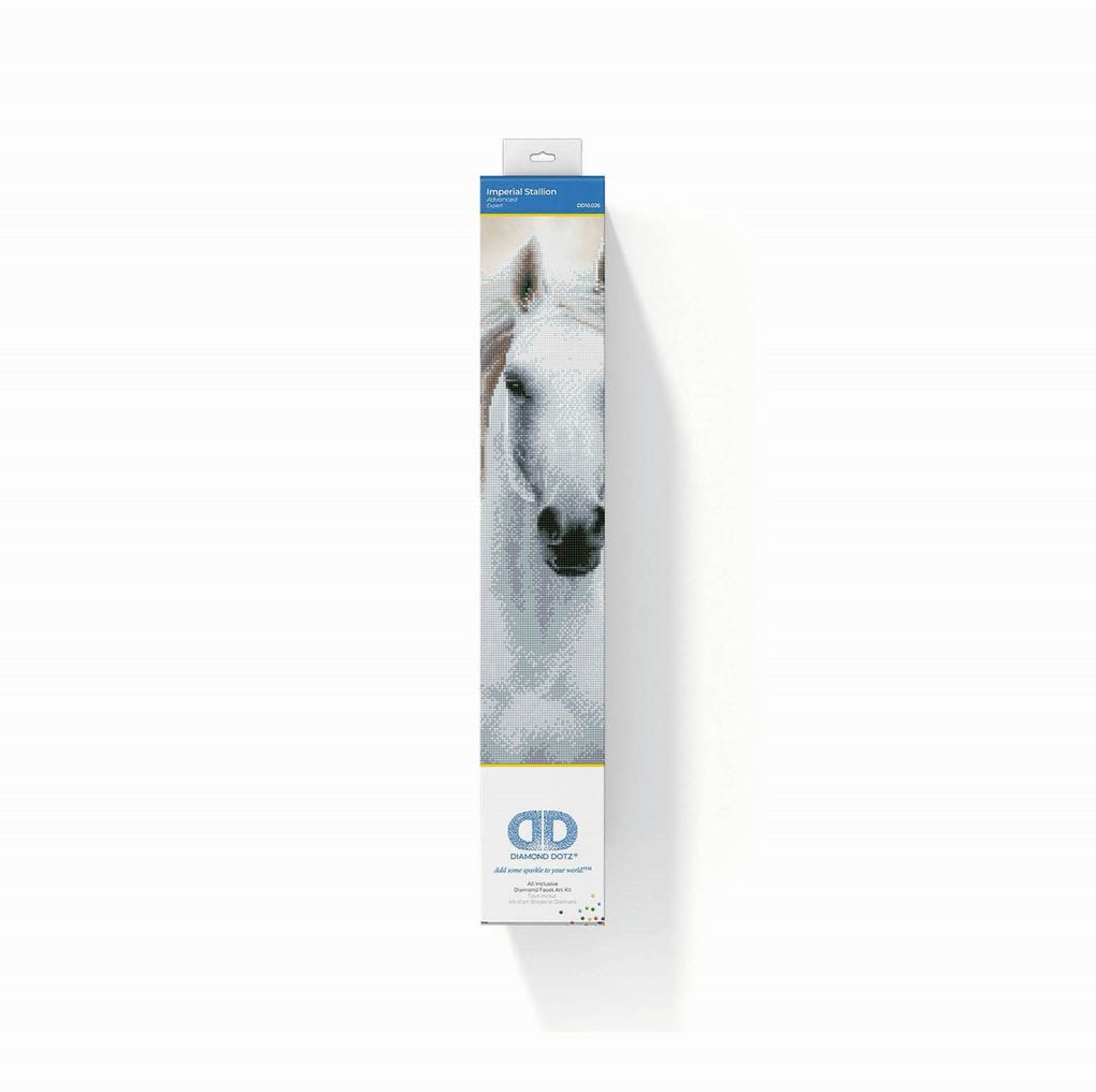 Diamond Dotz - Diamond Painting Pferd weiss