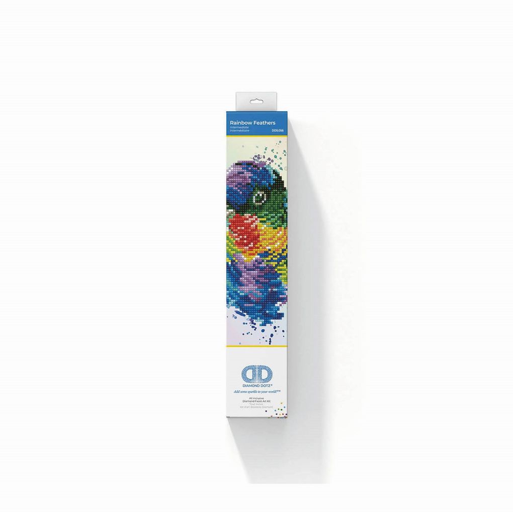 Diamond Dotz - Diamond Painting Regenbogen Vogel
