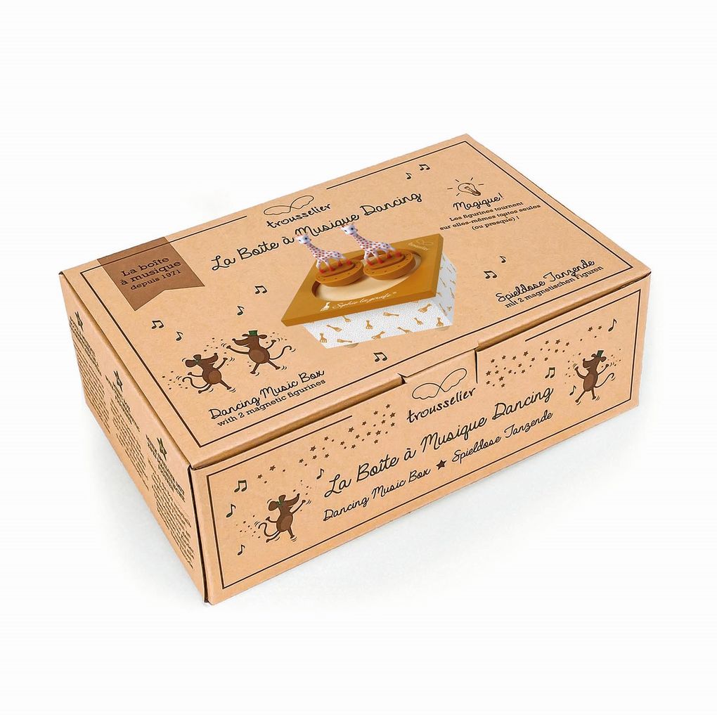 Trousselier - Spieluhr Tanzende Sophie Die Giraffe Caramel Magnetisch