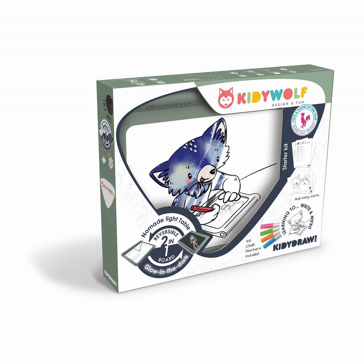 Kidywolf Kidydraw Pro Tekentablet Met Licht
