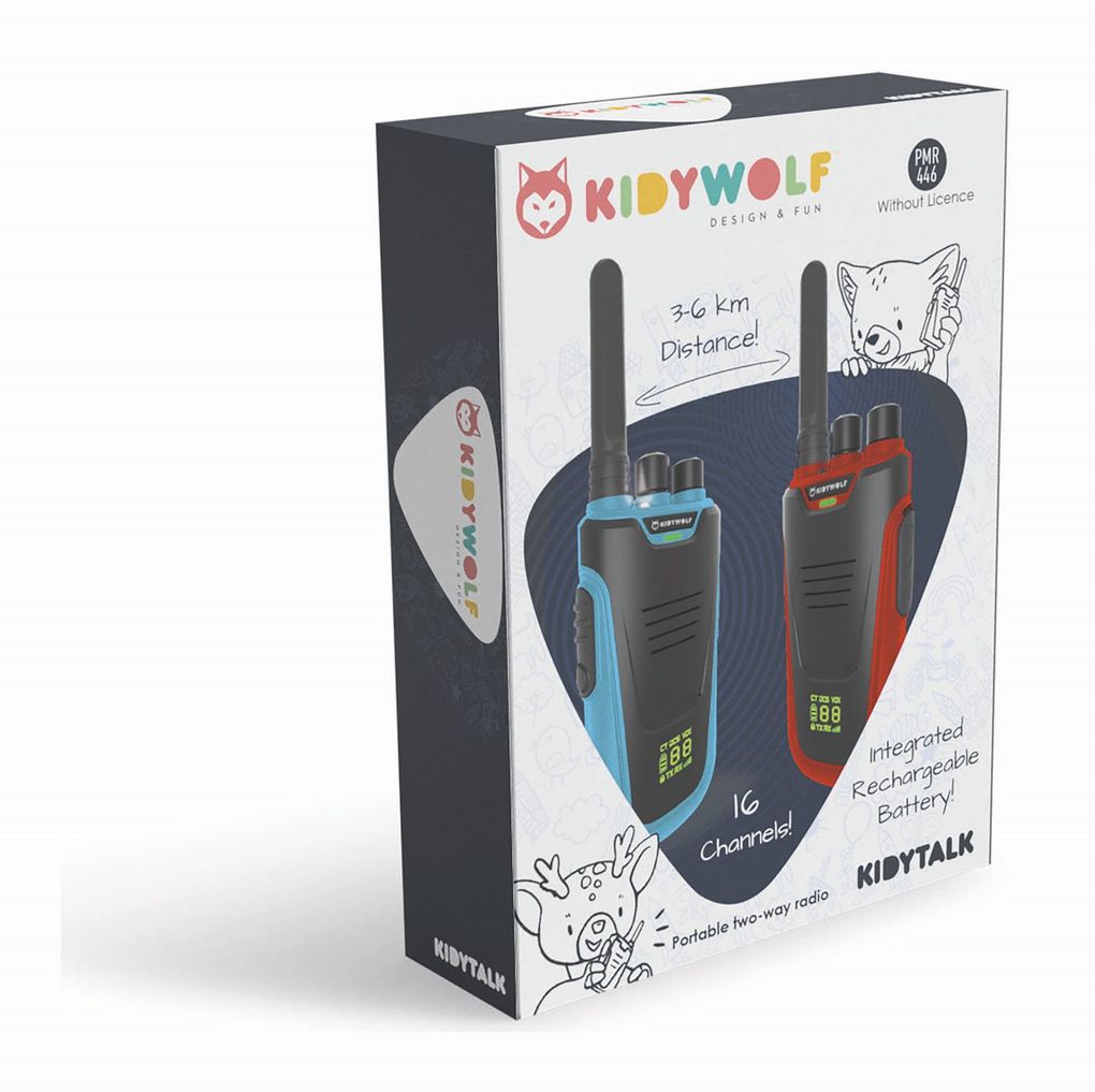 KIDYWOLF KIDYTALK Walkie-Talkie - KIDYWOLF KIDYTALK Walkie-Talkie,